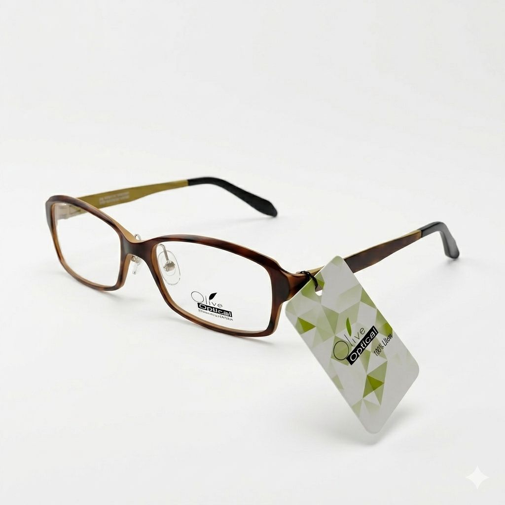 Armazón Oftálmico Olive optical ultem-023 Café/Carey
