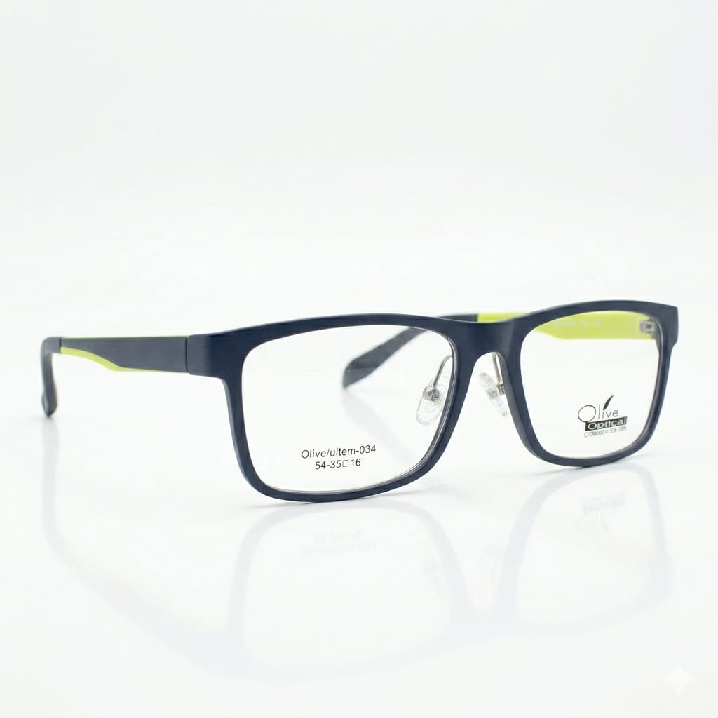 Armazón Oftálmico Olive optical ultem-034 Negro/Azul/Verde