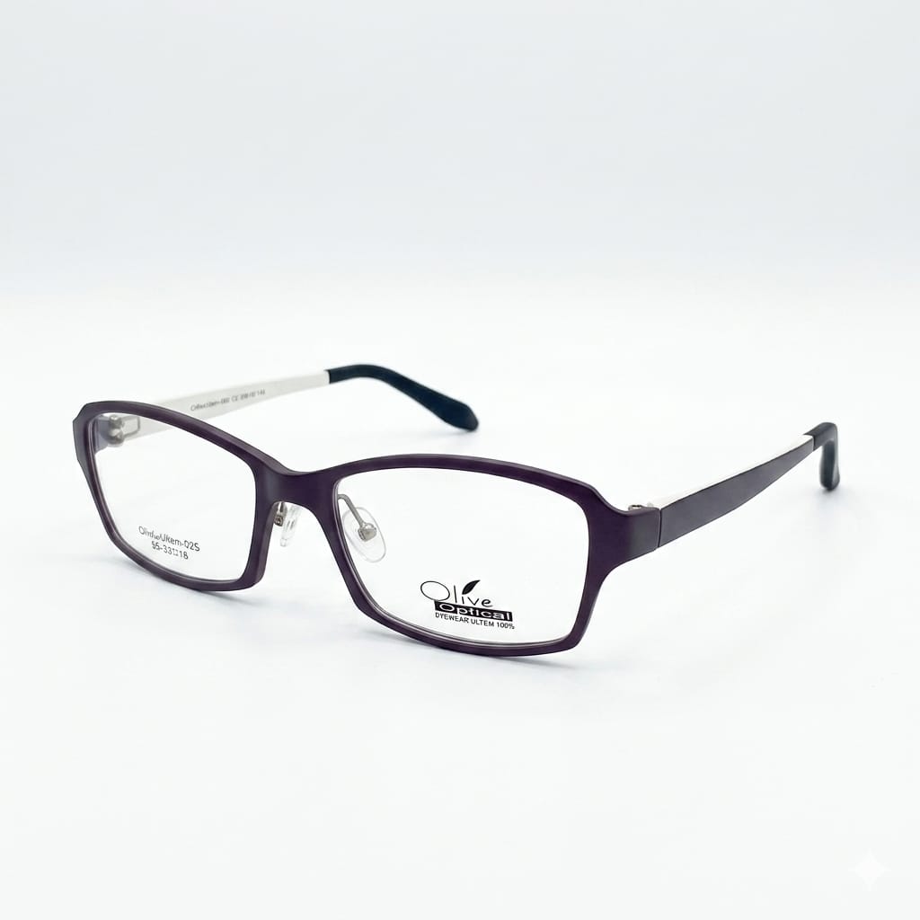 Armazón Oftálmico Olive Optical ultem-025 Café/Gris/Blanco