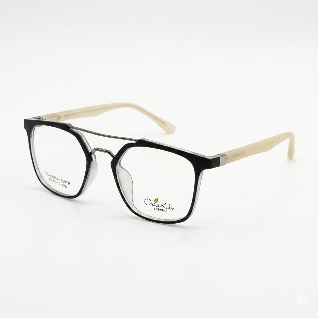 Armazón Oftálmico/Kids Olive Kids Kids-1557TR Negro/Transparente