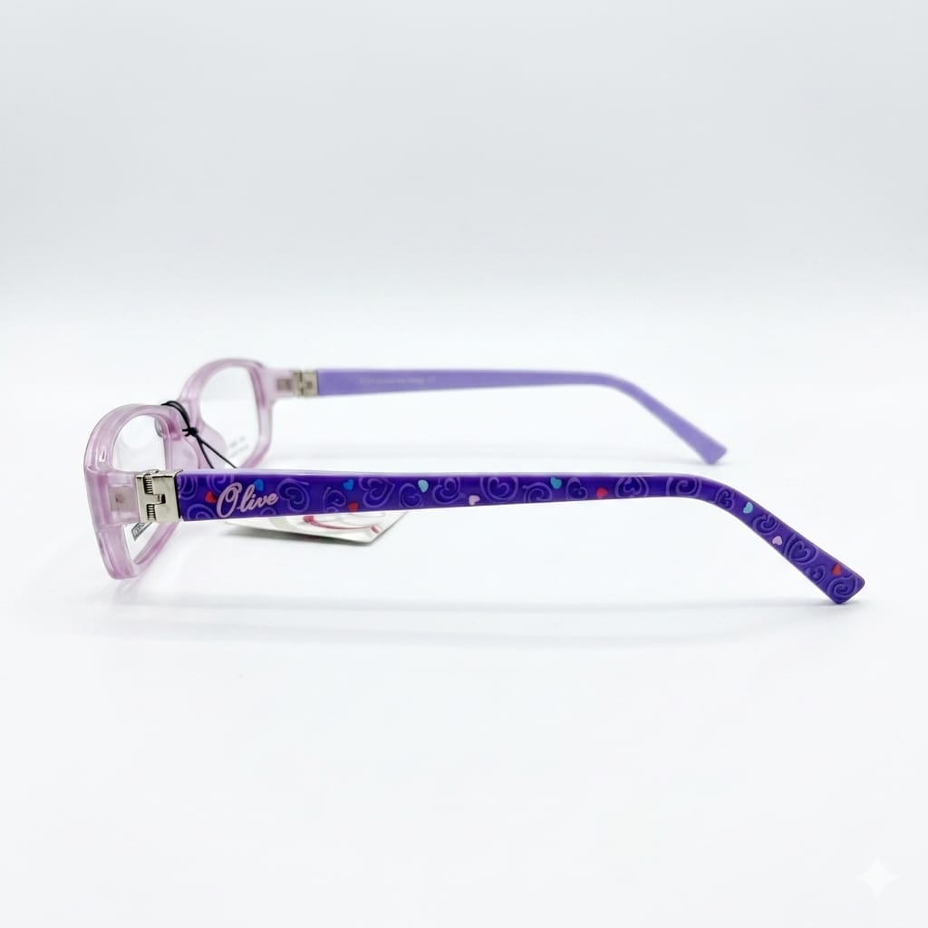 Armazón Oftálmico/Kids Olive Kids KIDS-1531P Morado/Transparente/Estampado