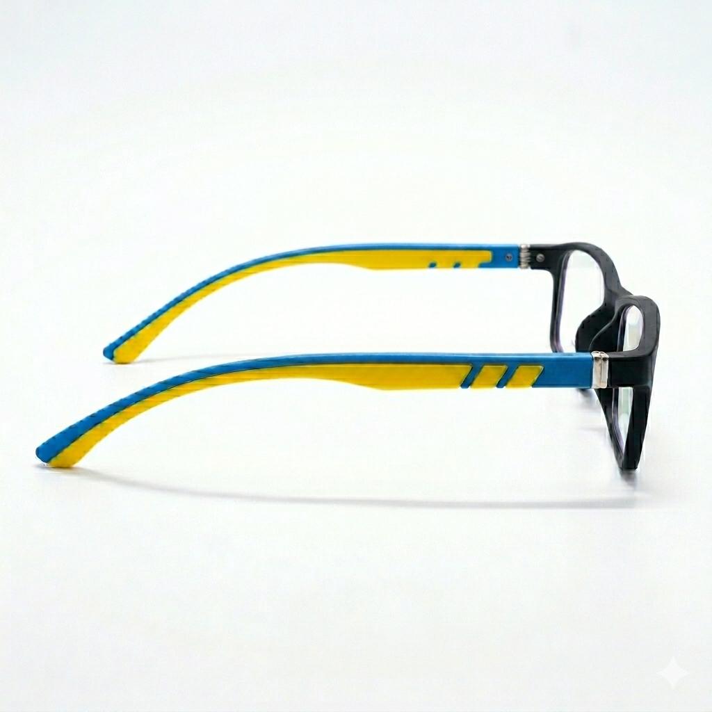 Armazón Oftálmico/Kids Olive People DHR7007B Negro/Azul/Amarillo