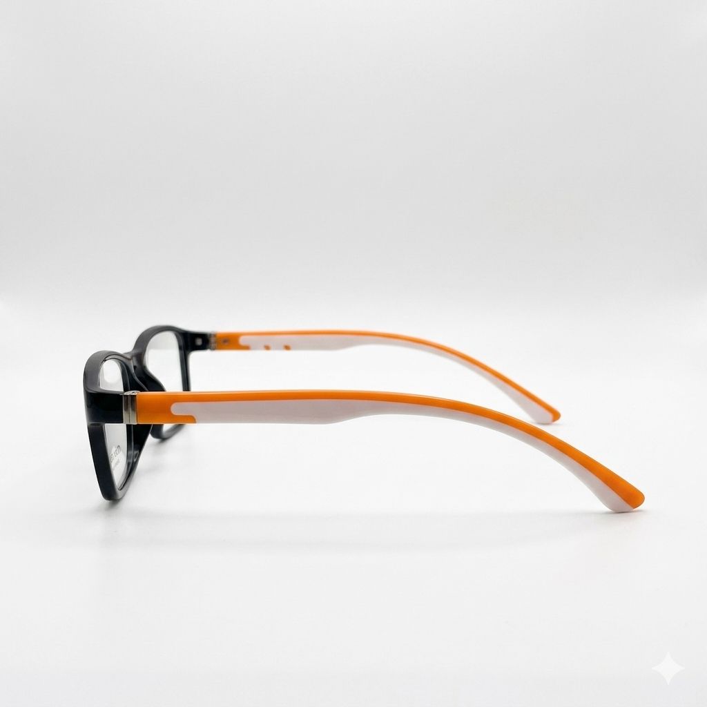 Armazón Oftálmico/Kids Olive People DHR7007B Negro/Naranja/blanco