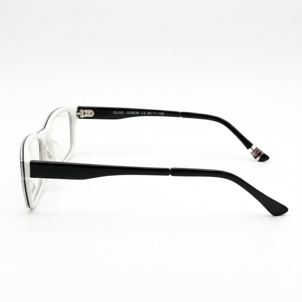 Armazón Oftálmico Olive People GD-9038 Negro/Blanco