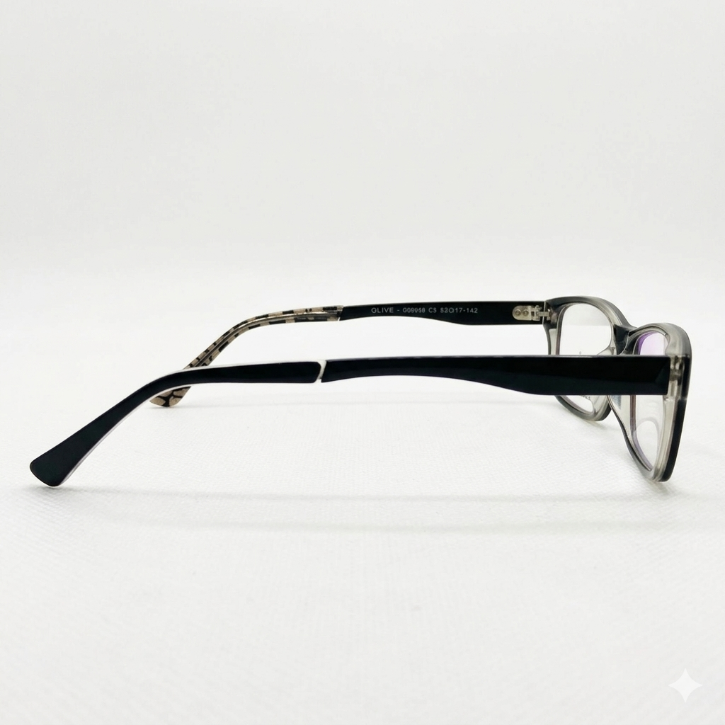 Armazón Oftálmico Olive People GD-9038 Negro/Transparente