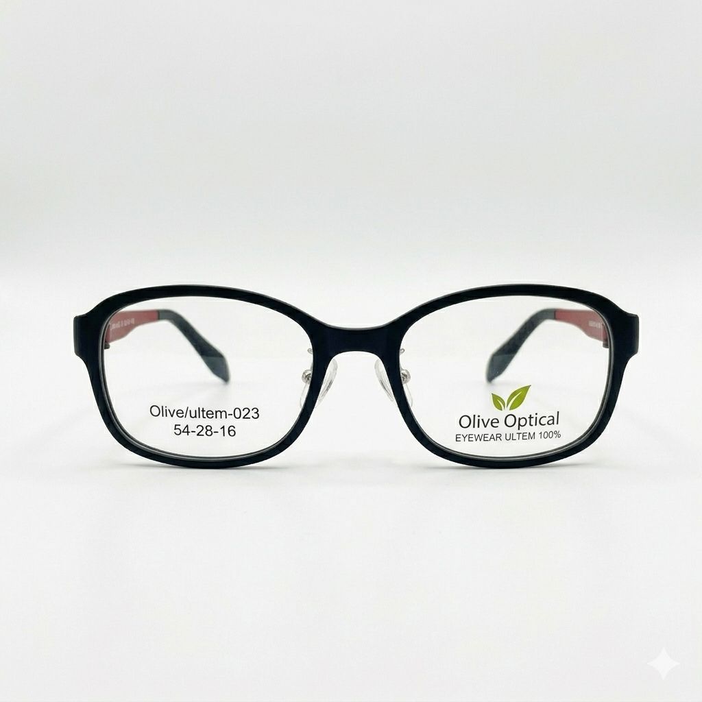 Armazón Oftálmico Olive Optical ultem-023 Negro/Rojo
