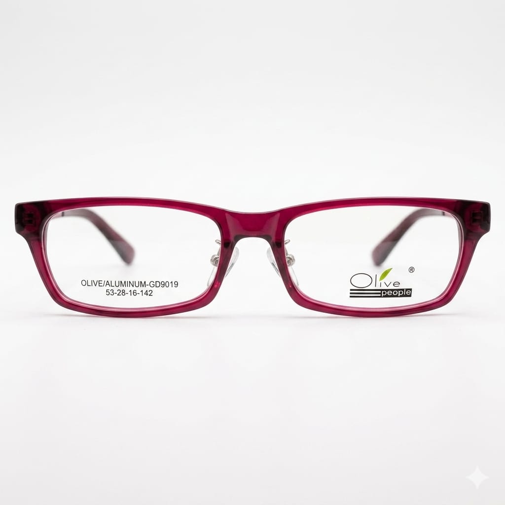 Armazón Oftálmico Olive People ALUMINUM-GD9019 Vino-Rosa