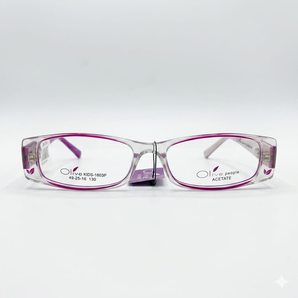 Armazón Oftálmico/Kids Olive Kids KIDS-1603P Morado/Transparente/Estampado