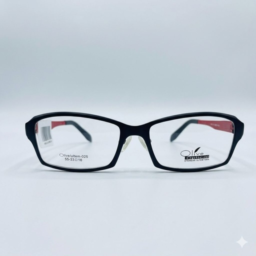 [AOLLUL25AZJO] Armazón Oftálmico Olive Optical ultem-025 Azul/Rojo