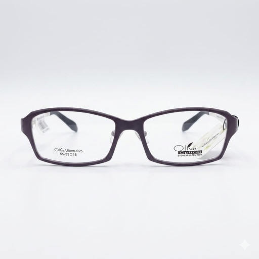 [AOLLUL25CACO] Armazón Oftálmico Olive Optical ultem-025 Café/Gris/Blanco
