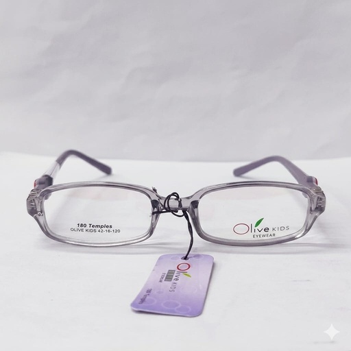 [AOLSKI7PGRDO] Armazón Oftálmico/Kids Olive Kids Kids-1517P Gris/Transparente/Estampado