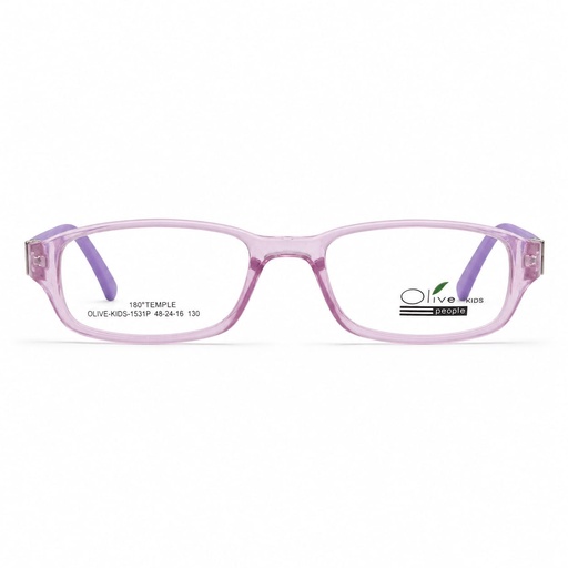 [AOLSKI1PMODO] Armazón Oftálmico/Kids Olive Kids KIDS-1531P Morado/Transparente/Estampado