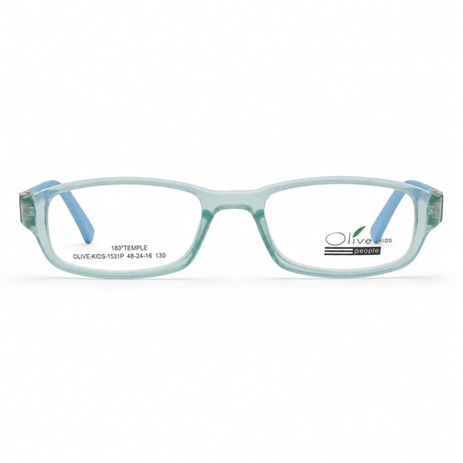 [AOLSKI5PAZDO] Armazón Oftálmico/Kids Olive Kids KIDS-1535P Azul/Transparente/Estampado